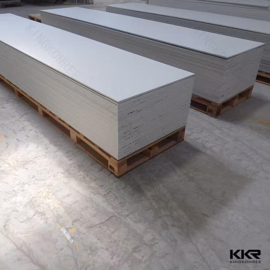 Revestimento de parede interior interior laje de pedra artificial modificado folhas de superfície sólida acrílica painéis de pedra