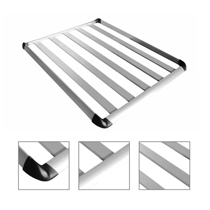 Barra transversal de alumínio 4X4 para bagagem Universal Rail Car Roof Rack