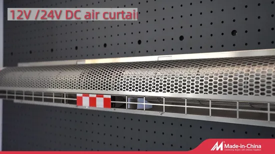 Cortina de ar do motor 24V DC para carro com freezer e geladeira